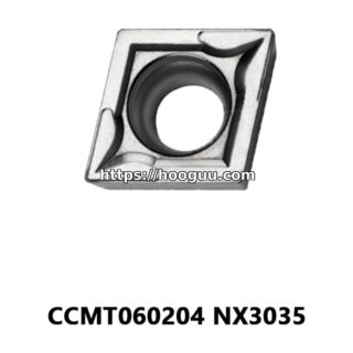 Original Mitsubishi CCMT060204 NX3035 Carbide Turning Insert - Diamond 80° | Steel, Stainless Steel (10 PCS)