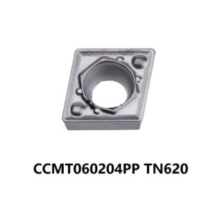 Original Kyocera CCMT060204PP TN620 Carbide Turning Insert - Diamond 80° | Steel (10 PCS)
