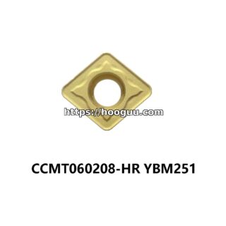 Original ZCC-CT CCMT060208-HR YBM251 Carbide Turning Insert - Diamond 80° | Steel, Cast Iron, Carbon Steel (10 PCS)
