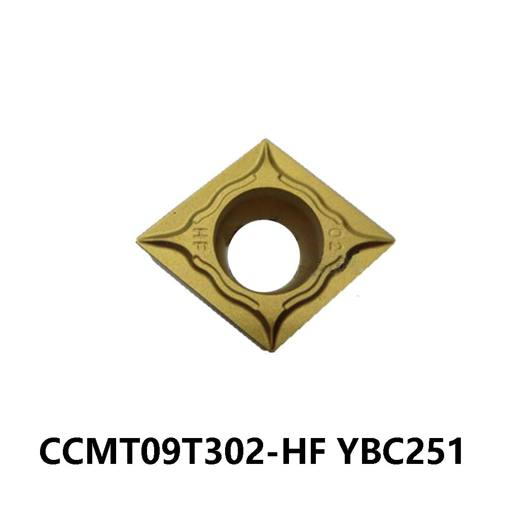 ZCC CCMT09T302-HF YBC251 Carbide Turning Insert - Diamond 80° | Steel & More (10 PCS)