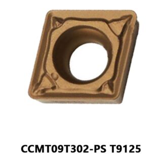 Original Tungaloy CCMT09T302-PS T9125 Carbide Turning Insert - Diamond 80° | Steel (10 PCS)