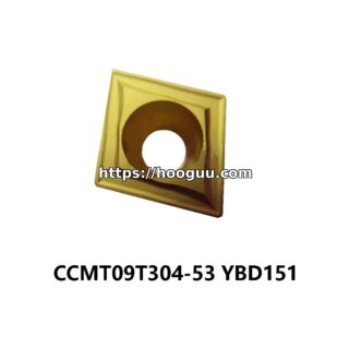 Original ZCC-CT CCMT09T304-53 YBD151 Carbide Turning Insert - Diamond 80° | Steel & More (10 PCS)