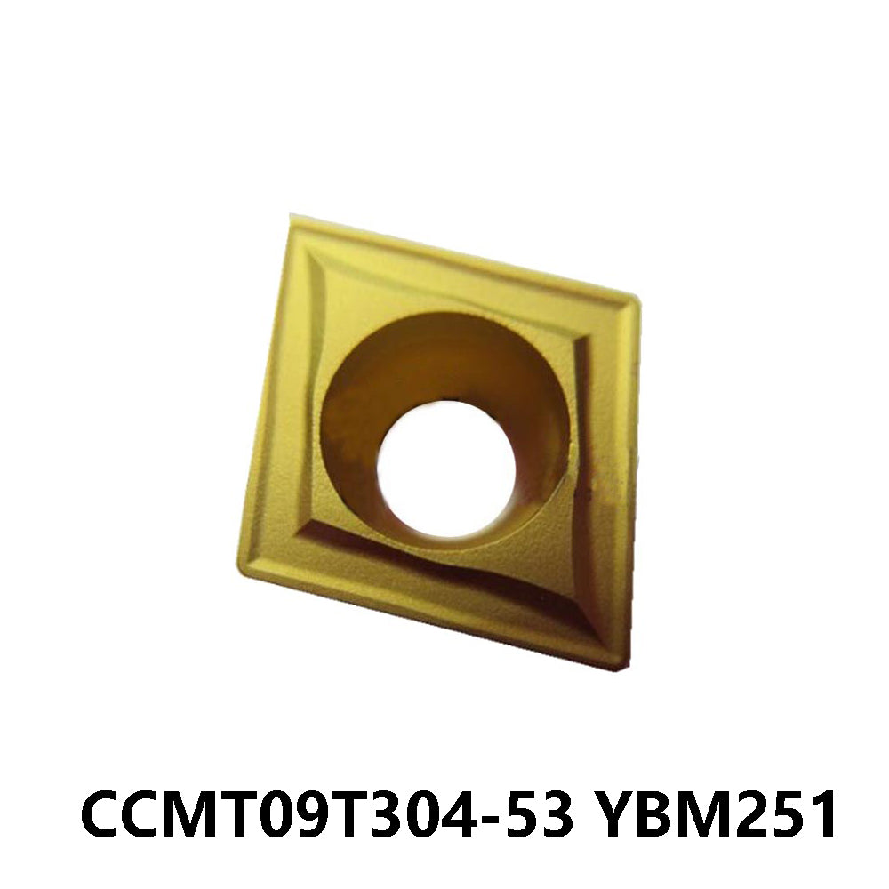 Zcc.ct 100% Original CCMT09T304-53 YBM251 turning Insert 10 pcs