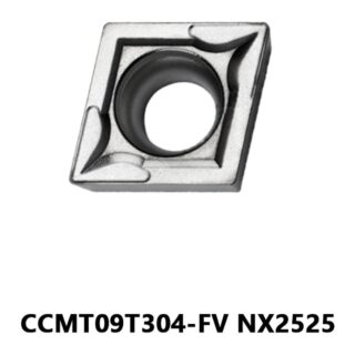Original Mitsubishi CCMT09T304-FV NX2525 Carbide Turning Insert - Diamond 80° | Steel, Cast Iron, Carbon Steel (10 PCS)