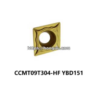 Original ZCC-CT CCMT09T304-HF YBD151 Carbide Turning Insert - Diamond 80° | Steel, Cast Iron (10 PCS)