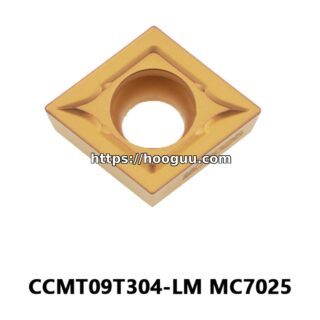 Original Mitsubishi CCMT09T304-LM MC7025 Carbide Turning Insert - Diamond 80° | Steel, Stainless Steel (10 PCS)