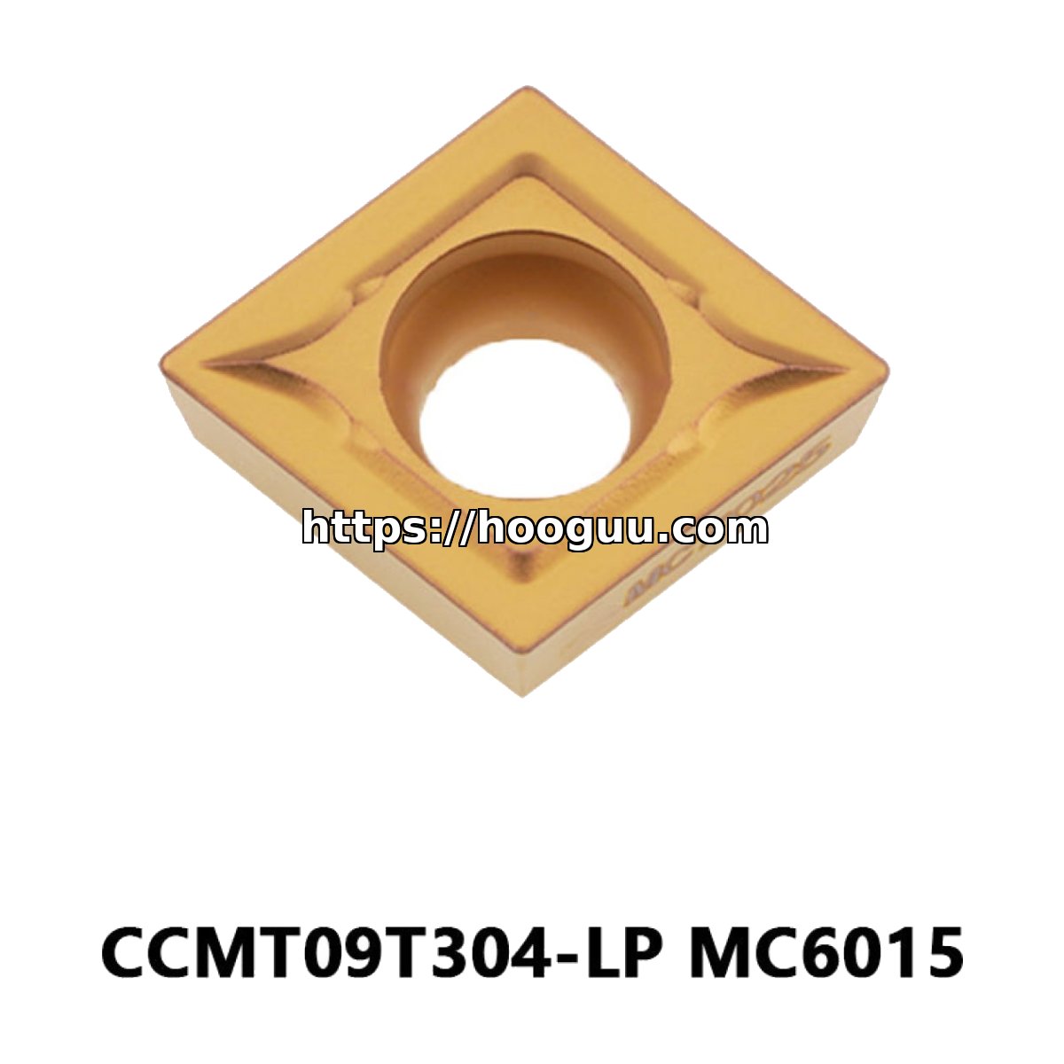 Original Mitsubishi CCMT09T304-LP MC6015 Carbide Turning Insert - Diamond 80° | Steel & More (10 PCS)