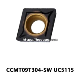 Original Mitsubishi CCMT09T304-SW UC5115 Carbide Turning Insert - Diamond 80° | Steel & More (10 PCS)