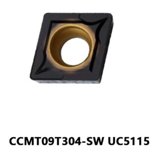 Original Mitsubishi CCMT09T304-SW UC5115 Carbide Turning Insert - Diamond 80° | Steel, Stainless Steel (10 PCS)