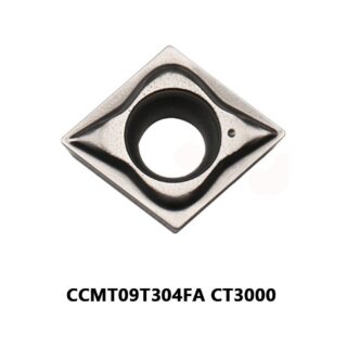 Original TaeguTec CCMT09T304FA CT3000 Carbide Turning Insert - Diamond 80° (10 PCS)