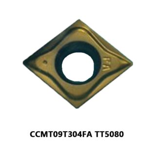 Original TaeguTec CCMT09T304FA TT5080 Carbide Turning Insert - Diamond 80° (10 PCS)