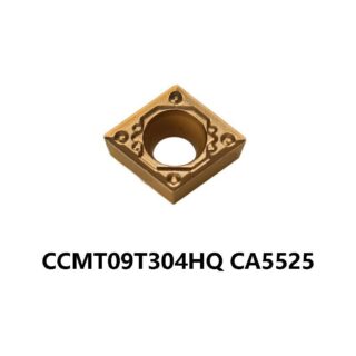 Original Kyocera CCMT09T304HQ CA5525 Carbide Turning Insert - Diamond 80° | Steel (10 PCS)