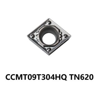 Original Kyocera CCMT09T304HQ TN620 Carbide Turning Insert - Diamond 80° | Steel (10 PCS)