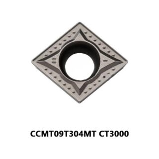 Original TaeguTec CCMT09T304MT CT3000 Carbide Turning Insert - Diamond 80° (10 PCS)