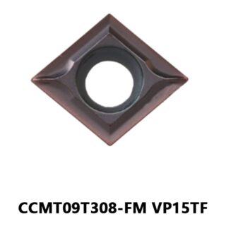 Original Mitsubishi CCMT09T308-FM VP15TF Carbide Turning Insert - Diamond 80° | Cast Iron (10 PCS)
