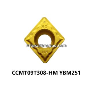 Original ZCC-CT CCMT09T308-HM YBM251 Carbide Turning Insert - Diamond 80° | Steel, Stainless Steel (10 PCS)