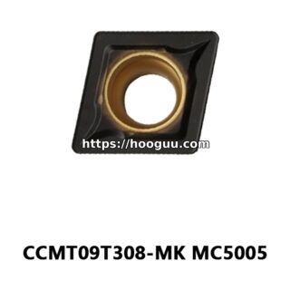 Original Mitsubishi CCMT09T308-MK MC5005 Carbide Turning Insert - Diamond 80° | Steel, Cast Iron (10 PCS)
