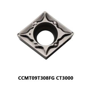 Original TaeguTec CCMT09T308FG CT3000 Carbide Turning Insert - Diamond 80° (10 PCS)