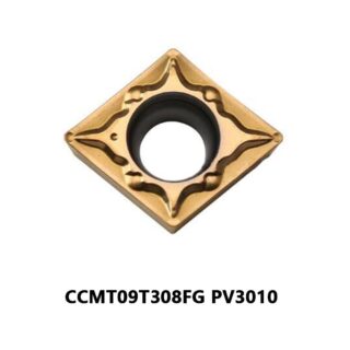 Original TaeguTec CCMT09T308FG PV3010 Carbide Turning Insert - Diamond 80° (10 PCS)
