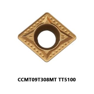 Original TaeguTec CCMT09T308MT TT5100 Carbide Turning Insert - Diamond 80° (10 PCS)