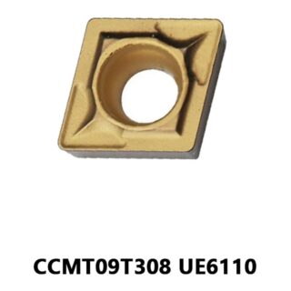 Original Mitsubishi CCMT09T308 UE6110 Carbide Turning Insert - Diamond 80° | Steel & More (10 PCS)