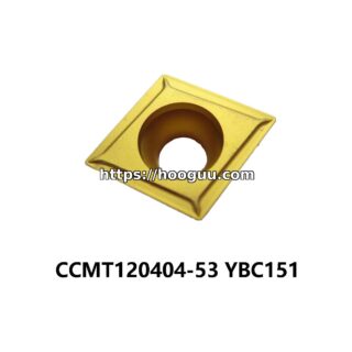 Original ZCC-CT CCMT120404-53 YBC151 Carbide Turning Insert - Diamond 80° | Steel, Cast Iron (10 PCS)