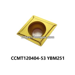 Original ZCC-CT CCMT120404-53 YBM251 Carbide Turning Insert - Diamond 80° | Steel (10 PCS)