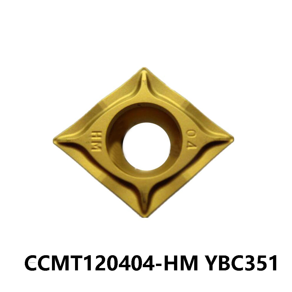 Zcc.ct 100% Original CCMT120404-HM YBC351 Turning Insert 10 pcs