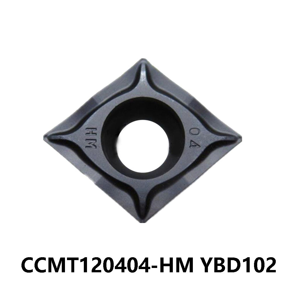 Zcc.ct 100% Original CCMT120404-HM YBD102 Turning Insert 10 pcs