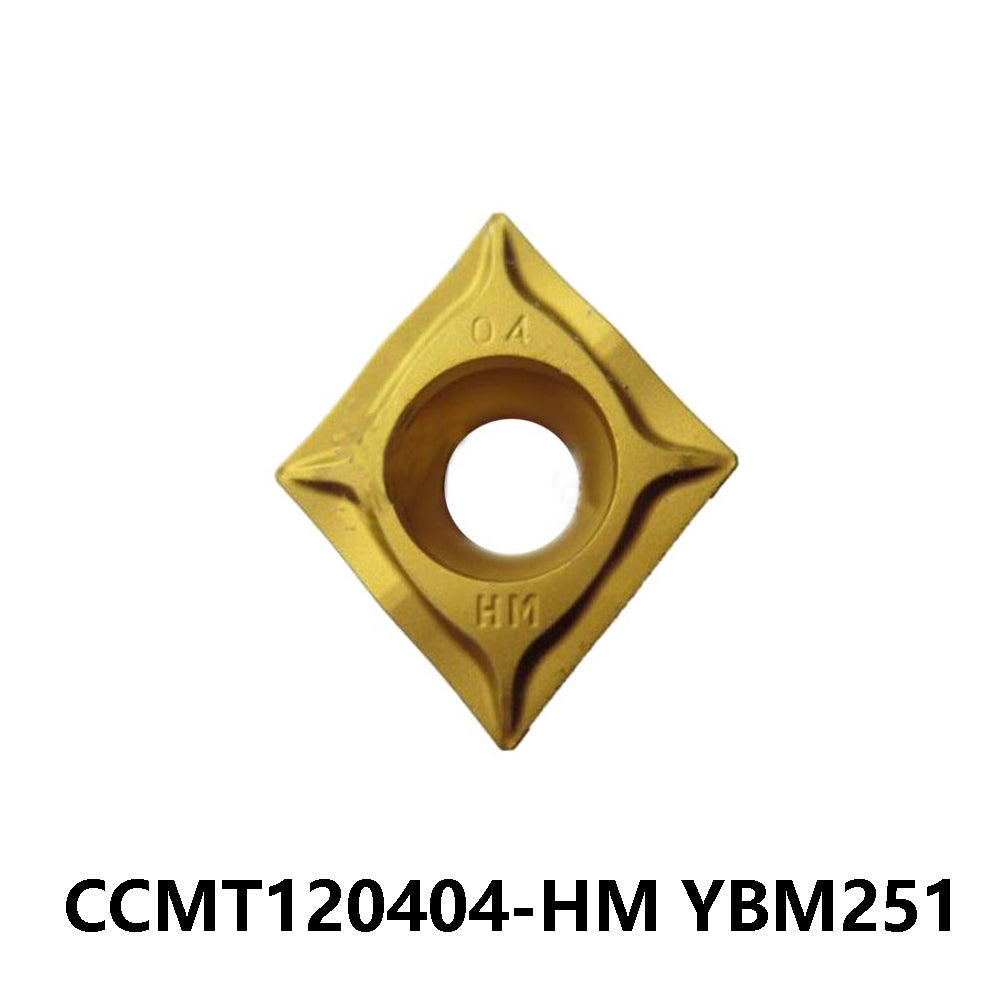 Zcc.ct 100% Original CCMT120404-HM YBM251 turning Insert 10 pcs