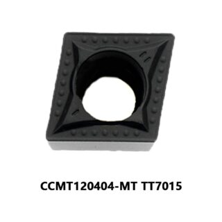 Original TaeguTec CCMT120404-MT TT7015 Carbide Turning Insert - Diamond 80° (10 PCS)