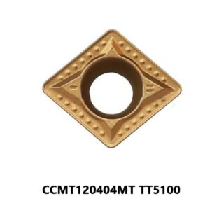 Original TaeguTec CCMT120404MT TT5100 Carbide Turning Insert - Diamond 80° (10 PCS)