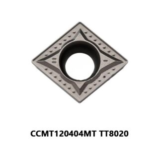 Original TaeguTec CCMT120404MT TT8020 Carbide Turning Insert - Diamond 80° | Cast Iron (10 PCS)