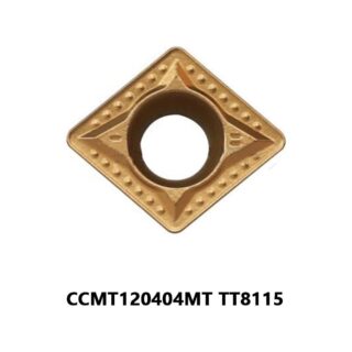 Original TaeguTec CCMT120404MT TT8115 Carbide Turning Insert - Diamond 80° (10 PCS)