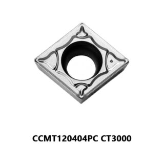 Original TaeguTec CCMT120404PC CT3000 Carbide Turning Insert - Diamond 80° (10 PCS)