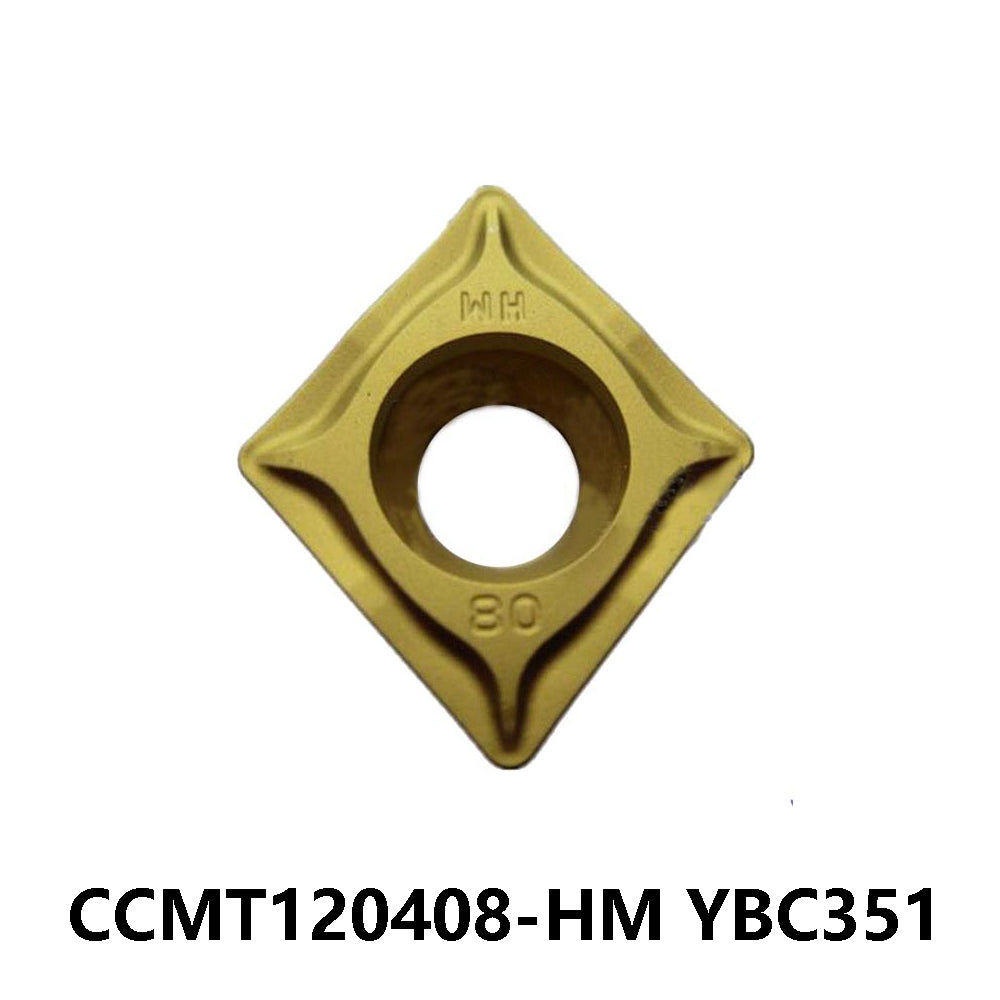 Zcc.ct 100% Original CCMT120408-HM YBC351 Turning Insert 10 pcs