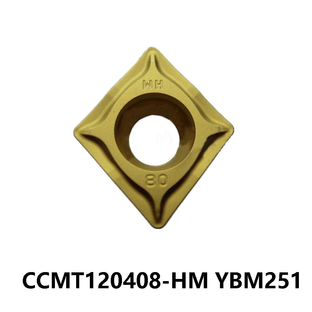 Zcc.ct 100% Original CCMT120408-HM YBM251 turning Insert 10 pcs