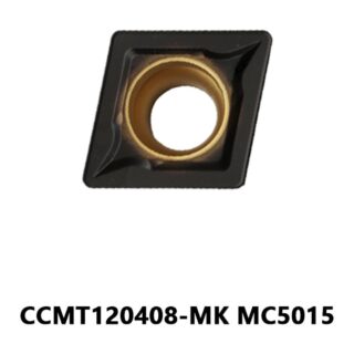 Original Mitsubishi CCMT120408-MK MC5015 Carbide Turning Insert - Diamond 80° | Steel (10 PCS)