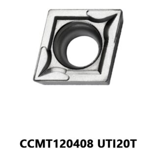 Original Mitsubishi CCMT120408 Carbide Turning Insert - Diamond 80° | Steel (10 PCS) CCMT120408 UTI20T