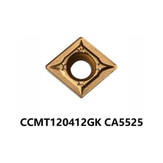 Original Kyocera CCMT120412GK CA5525 Carbide Turning Insert - Diamond 80° | Steel (10 PCS)