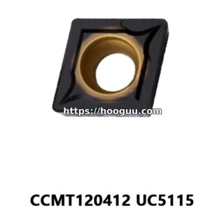 Original Mitsubishi CCMT120412 UC5115 Carbide Turning Insert - Diamond 80° | Steel, Cast Iron (10 PCS)