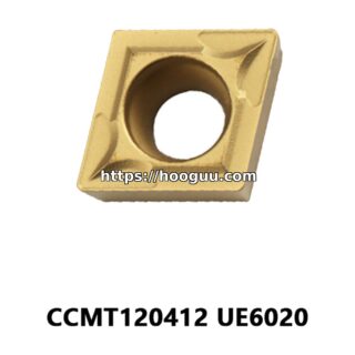 Original Mitsubishi CCMT120412 UE6020 Carbide Turning Insert - Diamond 80° | Steel, Cast Iron (10 PCS)