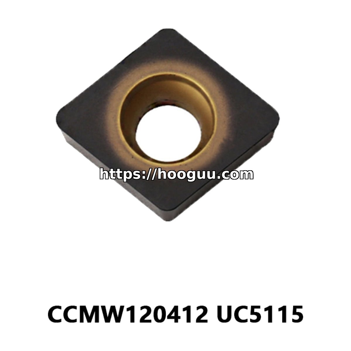 Original Mitsubishi CCMW120412 UC5115 Carbide Turning Insert - Diamond 80° | Cast Iron (10 PCS)