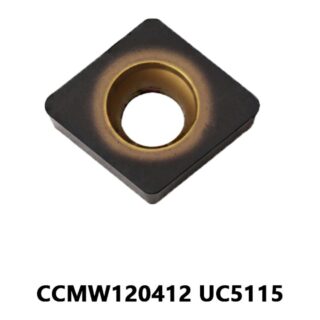 Original Mitsubishi CCMW120412 UC5115 Carbide Turning Insert - Diamond 80° | Steel & More (10 PCS)