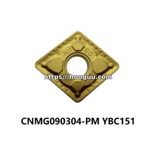 Original ZCC-CT CNMG090304-PM YBC151 Carbide Turning Insert - Diamond 80° | Steel, Cast Iron (10 PCS)