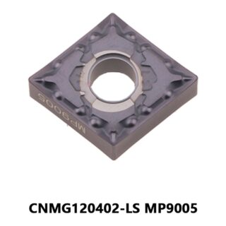 Original Mitsubishi CNMG120402-LS MP9005 Carbide Turning Insert - Diamond 80° | Steel & More (10 PCS)