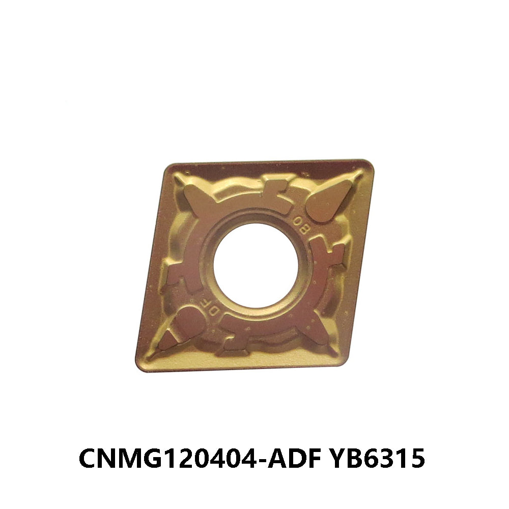ZCC CNMG120404-ADF YB6315 Carbide Turning Insert - Diamond 80° | Steel, Titanium (10 PCS)