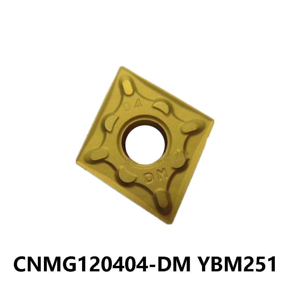 Zcc.ct 100% Original CNMG120404-DM YBM251 turning Insert 10 pcs