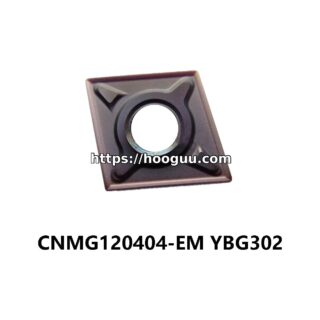 Original ZCC-CT CNMG120404-EM YBG302 Carbide Turning Insert - Diamond 80° | Steel, Stainless Steel (10 PCS)