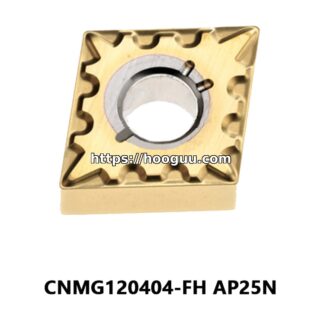 Original Mitsubishi CNMG120404-FH Carbide Turning Insert - Diamond 80° | Steel (10 PCS) AP25N CNMG120404-FH AP25N